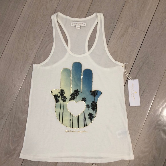 Spiritual Gangster Tops - Spiritual Gangster off white tank.  Sz XS.  NWT.